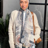 Chi-Chi Chiffon - Beige - Black