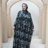 Printed Satin Isdal - Black