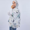 Chi-Chi CHiffon - White - Blue