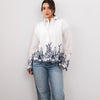 Rahaf Shirt - Off White With Navy Blue