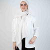 Crinkled Modal Scarf - Off-White