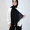 Crinkled Modal Scarf - Black
