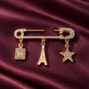 Zia pin - Golden