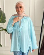Tie Shop | Modest Wear | Button Style Shirt قميص كتان - بلوزة كتان