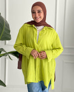 Tie Shop | Modest Wear | Button Style Shirt قميص كتان - بلوزة كتان