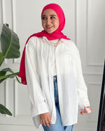 Tie Shop | Modest Wear | Button Style Shirt قميص كتان - بلوزة كتان