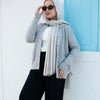Knit cardigan - Gray