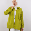 Oversize Poplin Shirt - Green