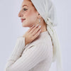 Square plain Crepe Chiffon - Off White