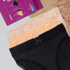 3-Pack Satin Brief - Set-1: Black - Beige - Salmon