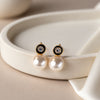 Luna Earrings - Soleil Pearl