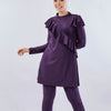 Ruffles Burkini - Purple
