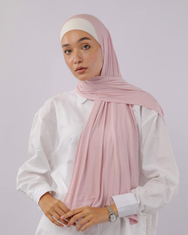 Tie Shop | Cotton Lycra Scarf	طرحة قطن ليكرا سادة - ايشارب قطن ليكرا