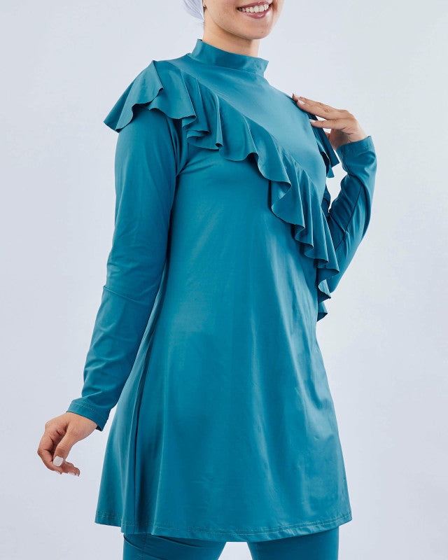 Tie Shop | بوركينى المكشكش للربيع والصيف - تصميم عصري وألوان مبهجة