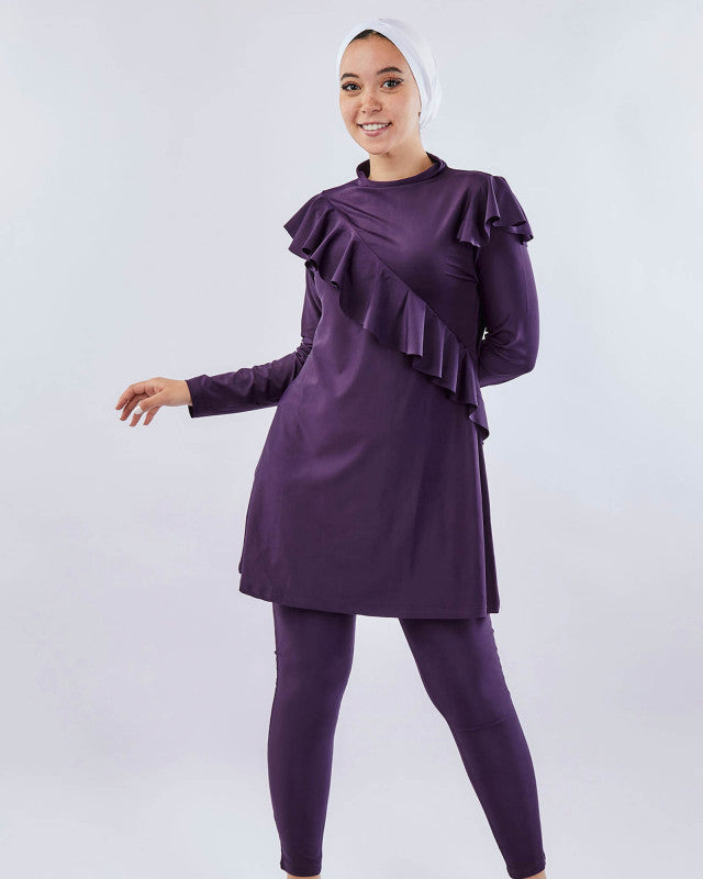 Tie Shop | بوركينى المكشكش للربيع والصيف - تصميم عصري وألوان مبهجة