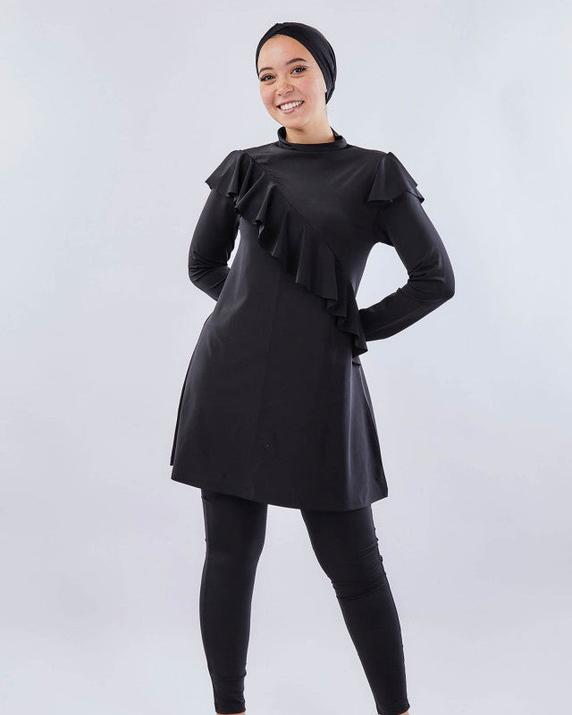 Tie Shop | بوركينى المكشكش للربيع والصيف - تصميم عصري وألوان مبهجة