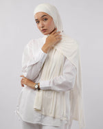 Tie Shop | Cotton Lycra Scarf طرحة قطن ليكرا سادة - ايشارب قطن ليكرا