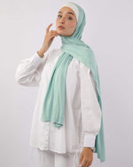 Tie Shop | Cotton Lycra Scarf طرحة قطن ليكرا سادة - ايشارب قطن ليكرا