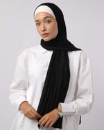 Tie Shop | Cotton Lycra Scarf طرحة قطن ليكرا سادة - ايشارب قطن ليكرا