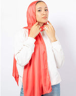 Tie Shop | Plain Satin Scarf طرحة ستان - ايشارب ستان