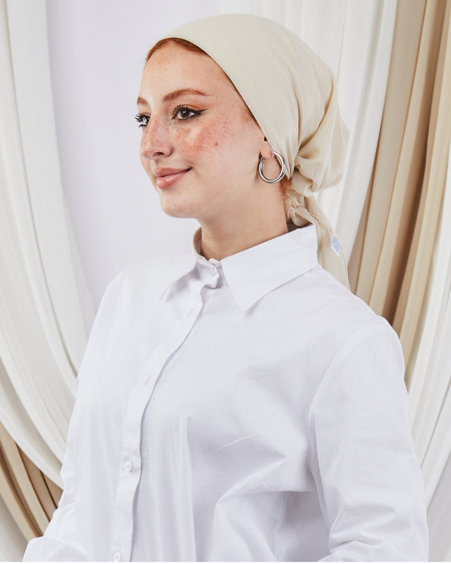 Tie Shop | Square Plain Crinkled Chiffon