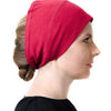 Cotton Bonnet Open End - Dark Red 2