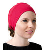 Cotton Bonnet Open End - Dark Red