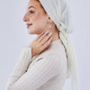 Square plain Crepe Chiffon - Off White