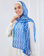 Tie Shop | Sapphire Leaves طرحة حرير - ايشارب حرير