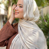 Elite Linen Scarf - Light Beige