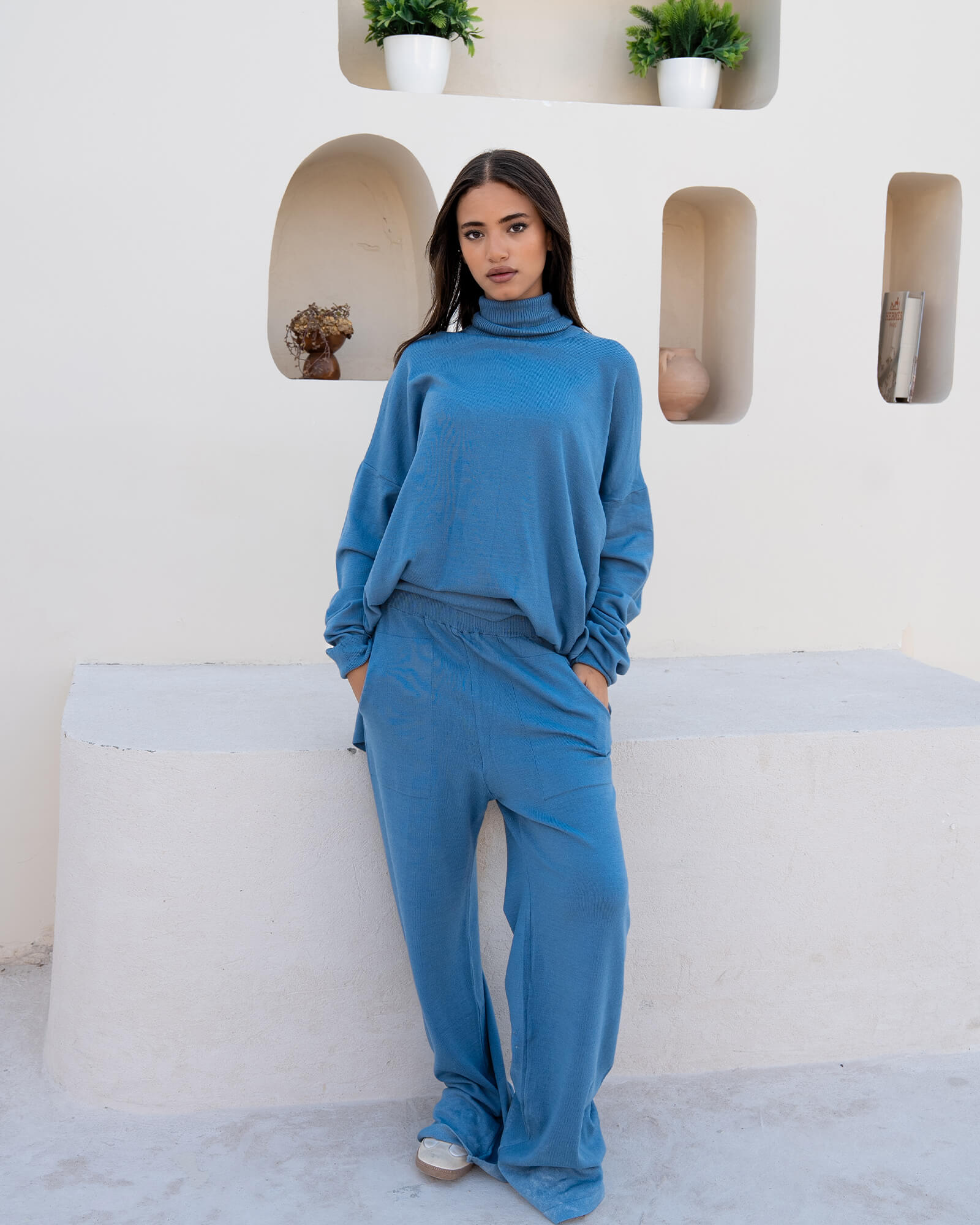 Flared set	بدلة حريمى - بدلة قطن