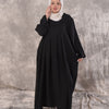Linen dress - Black