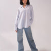 Posh Shirt - Baby Blue - White