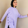 Button-up Shirt - Light Purple