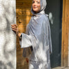 Elite Linen Scarf - Grey