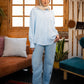 Tie Shop | Linova Shirt – Striped Modest Casual Shirt