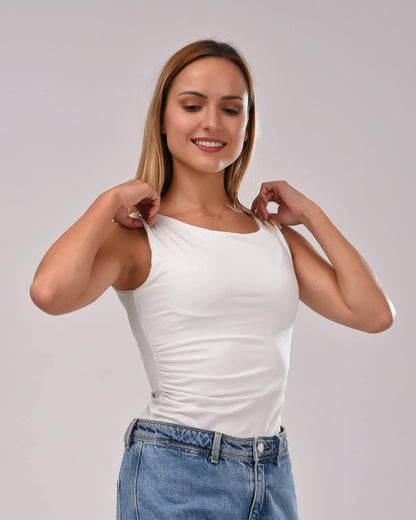 Tie Shop | Ruching basic top
