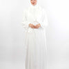 Plain Satin Isdal - Off White