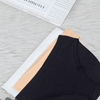3- Pack Basic Cotton Bikini - Set-2: Black - Beige - White
