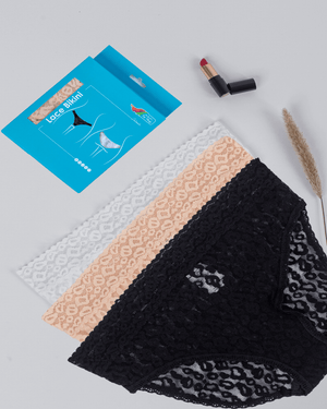 3-Pack Lace Cheetah Brief