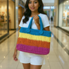 Beachy Bag - Pink - Orange - Yellow