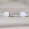 Dumbbell Pin - White