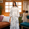Flora dress - Off White - Dark Gray
