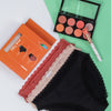 3- Pack Silky Brief - Set-1: Black - Beige - Coral