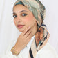 Square Printed Crepe Chiffon