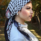 Square Printed Crepe Chiffon