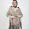 Strip Shawl - Light Beige