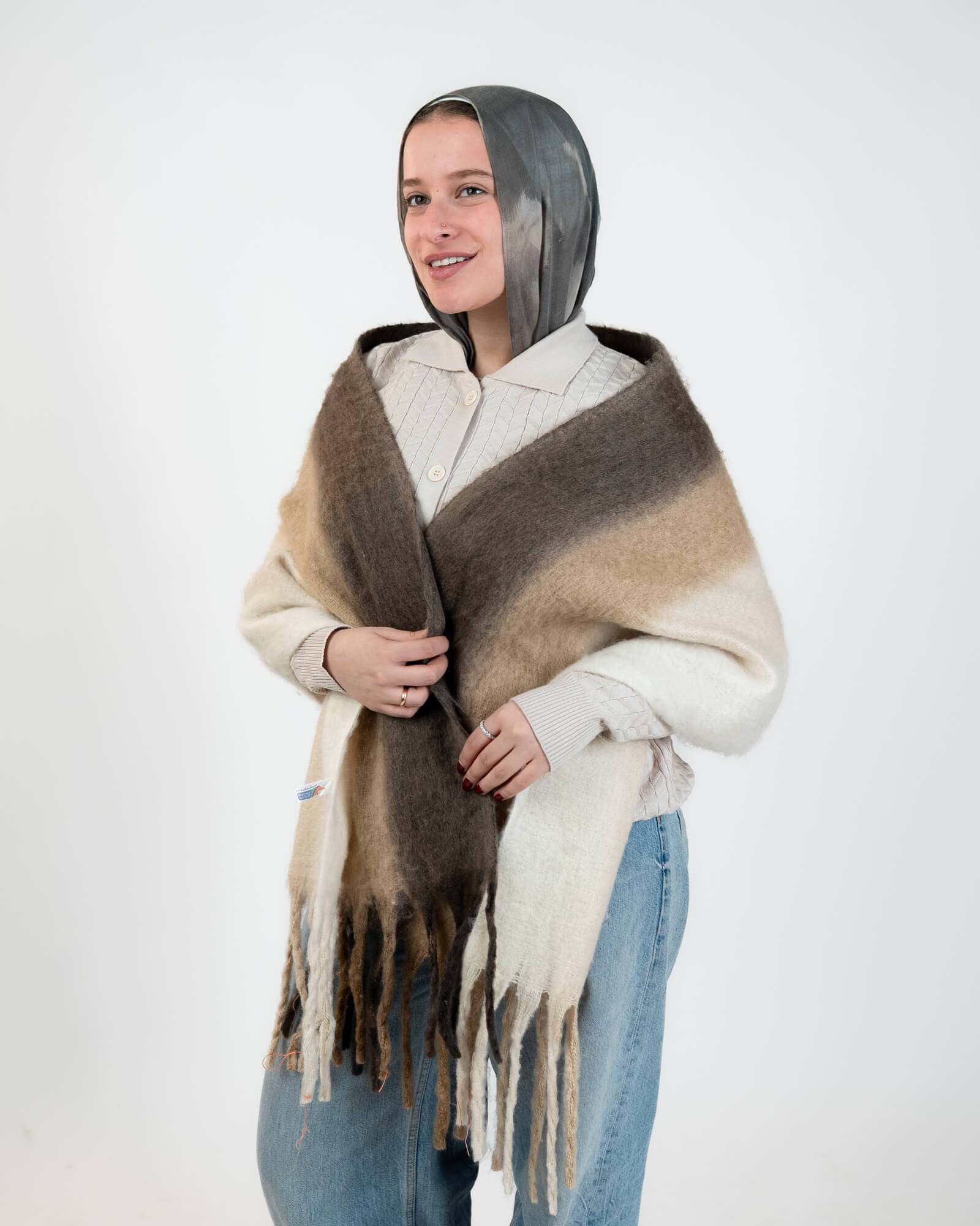 Tie Shop | Warm Shawl | Soft & Cozy Winter Accessory