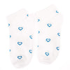 Women Socks - White - Blue