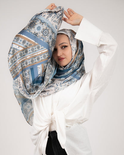 Tie Shop | Printed Satin Scarf 